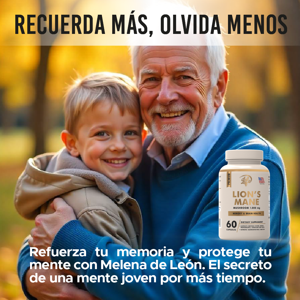 Melena de León 1.000 mg por 60 Cápsulas