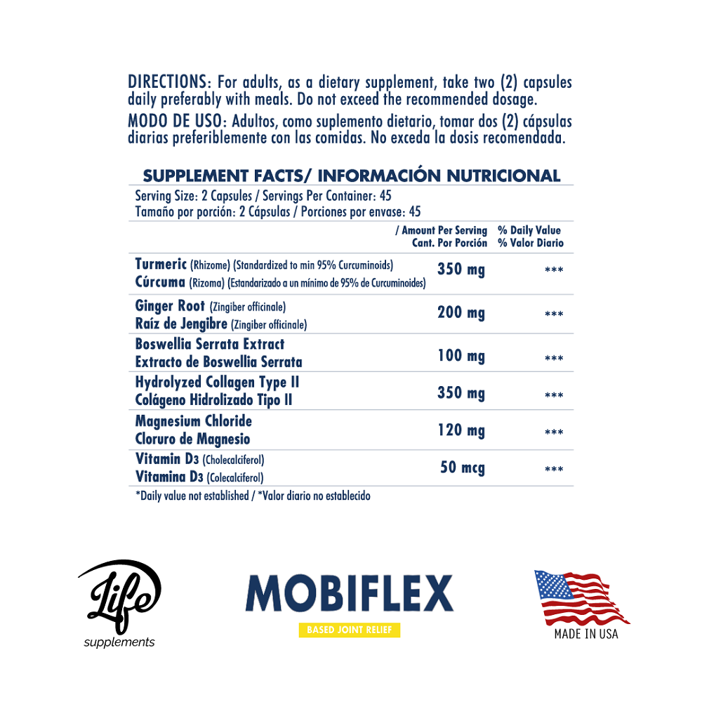 Mobiflex por 90 Cápsulas