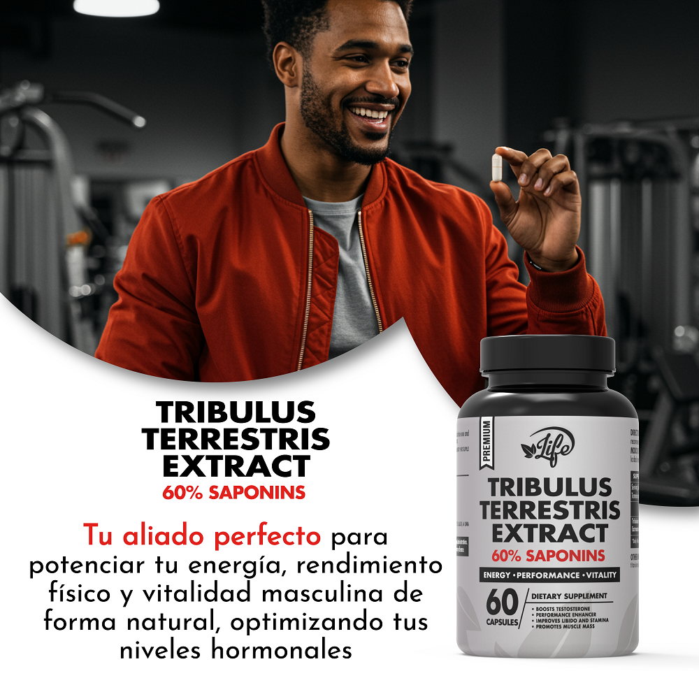 Tribulus Terrestris Extract por 60 Cápsulas