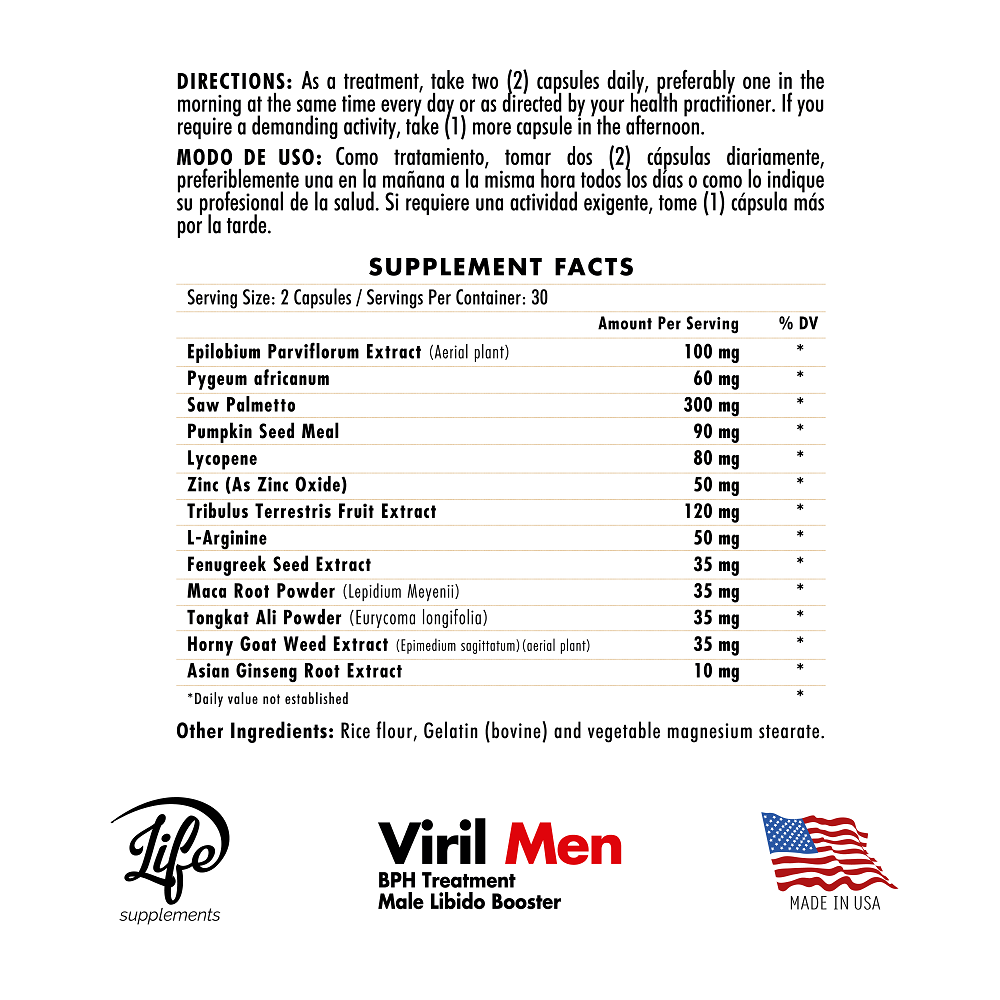 Viril Men por 60 Cápsulas