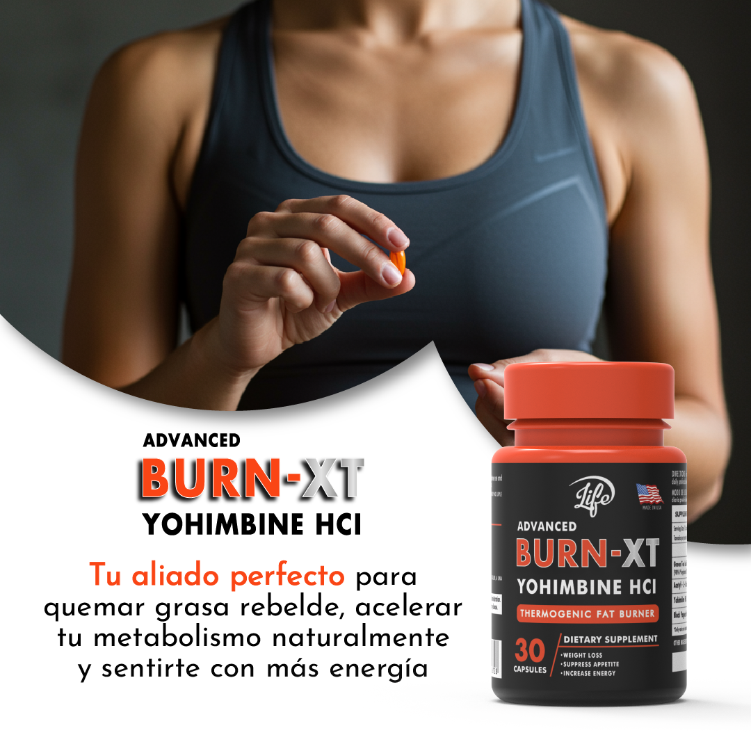 Burn-XT (Yohimbina HCI) por 30 Cápsulas