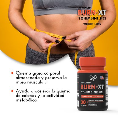 Burn-XT (Yohimbina HCI) por 30 Cápsulas