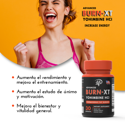 Burn-XT (Yohimbina HCI) por 30 Cápsulas