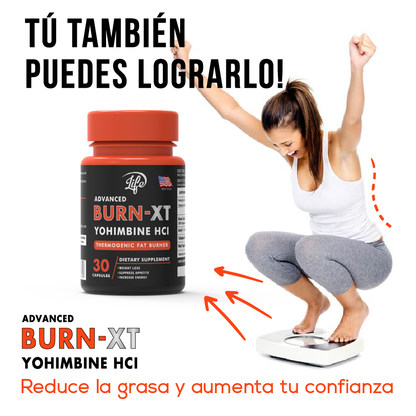 Burn-XT (Yohimbina HCI) por 30 Cápsulas