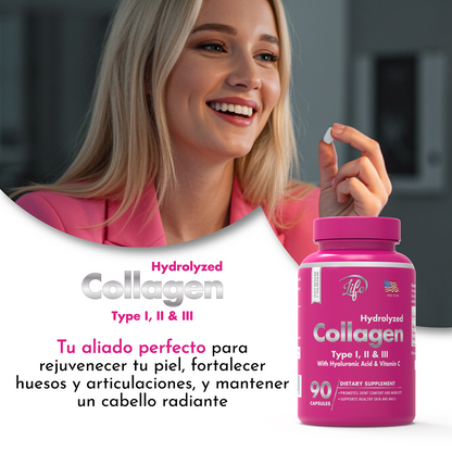 Hydrolyzed Collagen por 90 Cápsulas