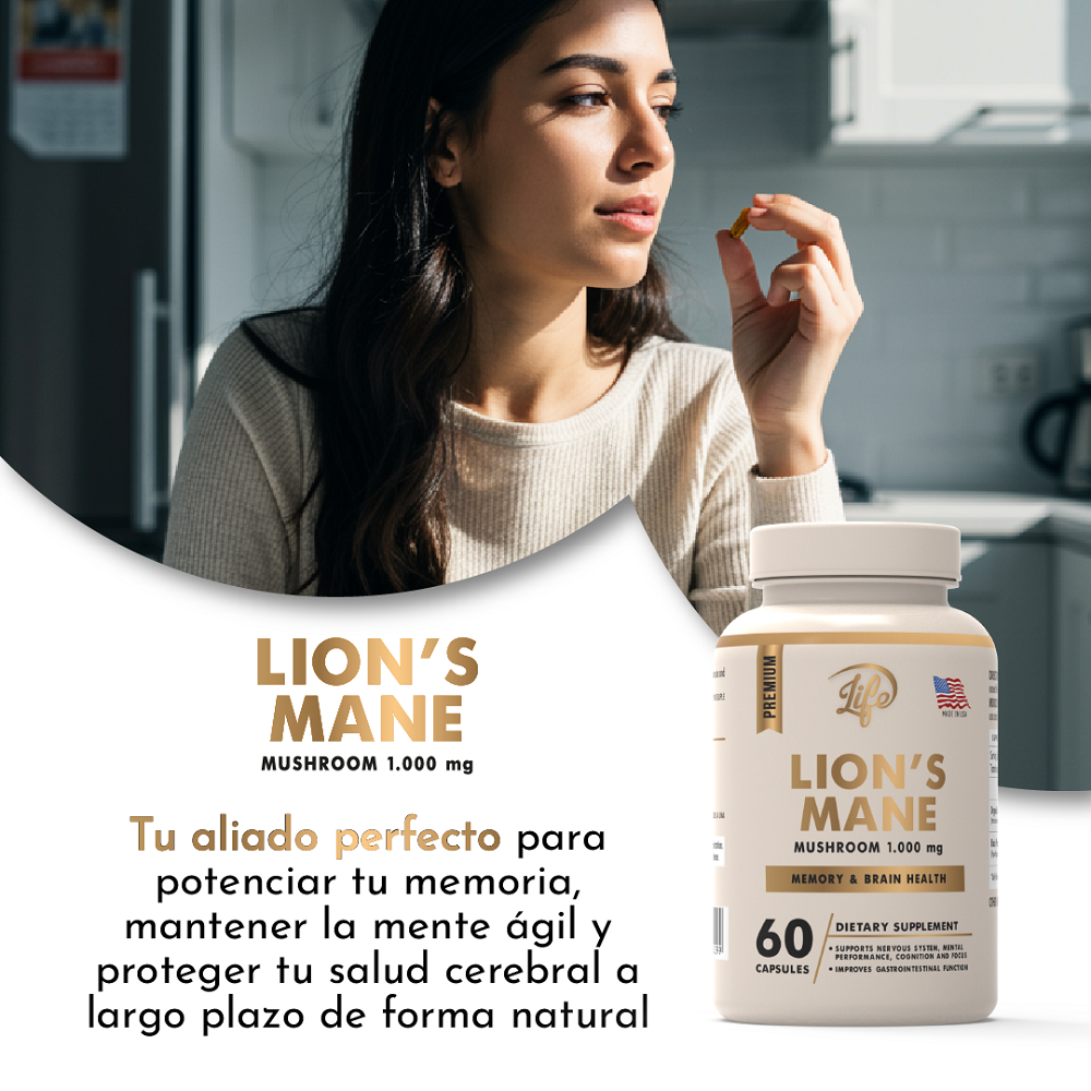 Melena de León 1.000 mg por 60 Cápsulas