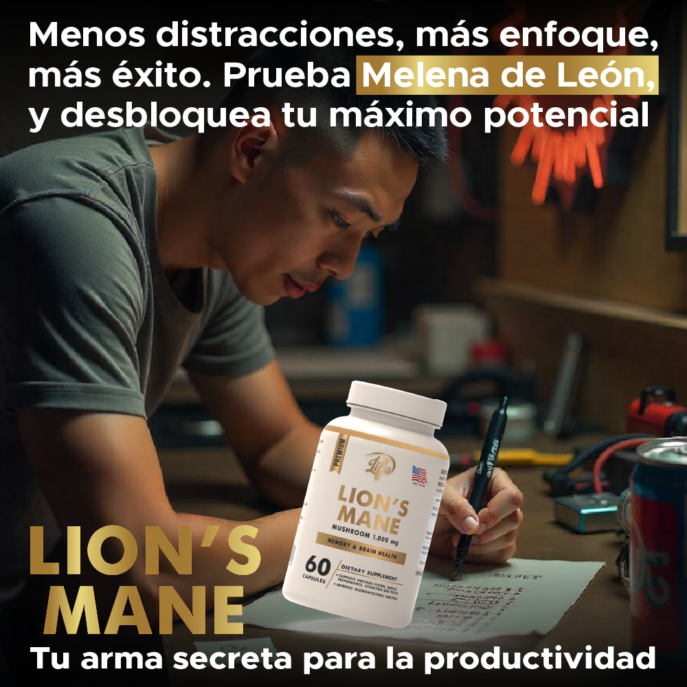 Melena de León 1.000 mg por 60 Cápsulas