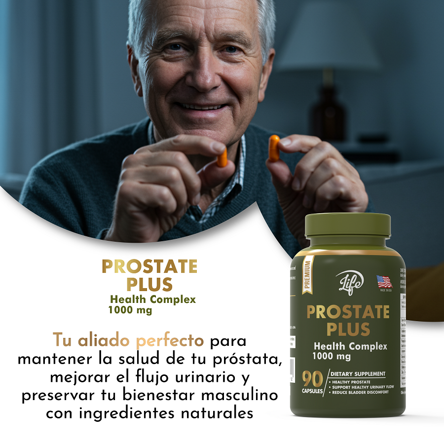 Prostate Plus 1.000 mg por 90 Cápsulas