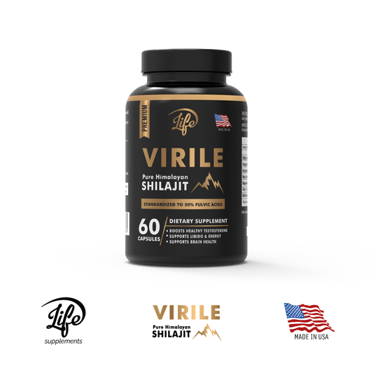 VIRILE (Pure Himalayan Shilajit) por 60 Cápsulas