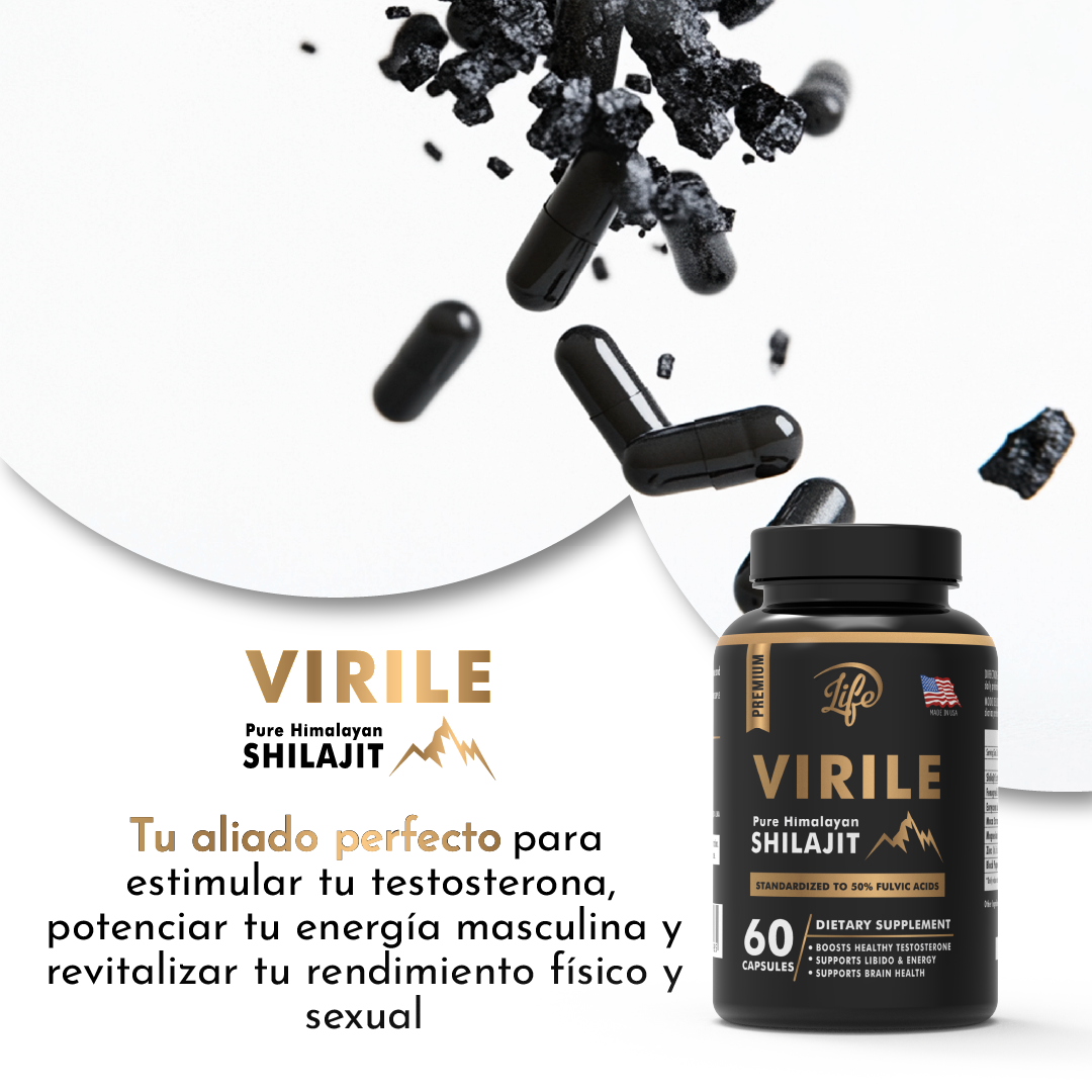 VIRILE (Pure Himalayan Shilajit) por 60 Cápsulas