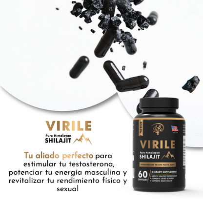 VIRILE (Pure Himalayan Shilajit) por 60 Cápsulas